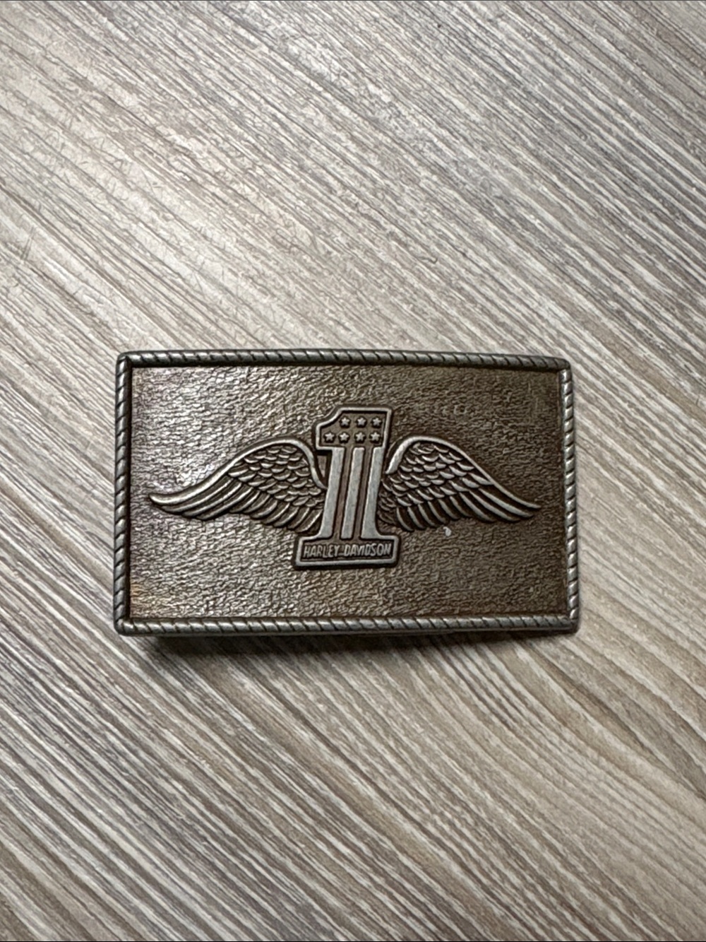 Harley-Davidson Silver Winged '1' Money Clip